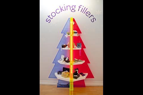 The store sells 350 items including clothing, electronics, toys, gifts and stocking fillers